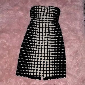 Strapless tight fit dress